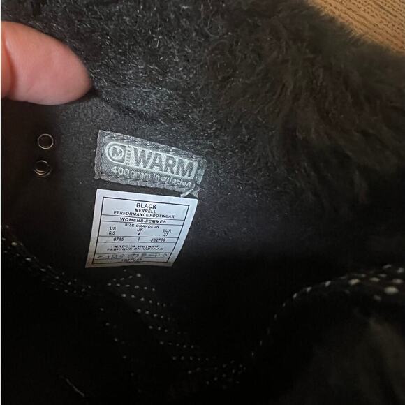 Merrell Aurora warm insulated select grip, outdoor boots, women's, size 6.5 - Picture 4 of 9